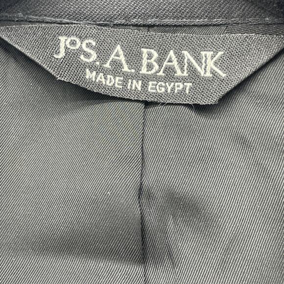 Jos A Bank Travelers Collection Mens 42XL Slim Fit Black Suit Jacket Blazer Wool - Picture 8 of 10